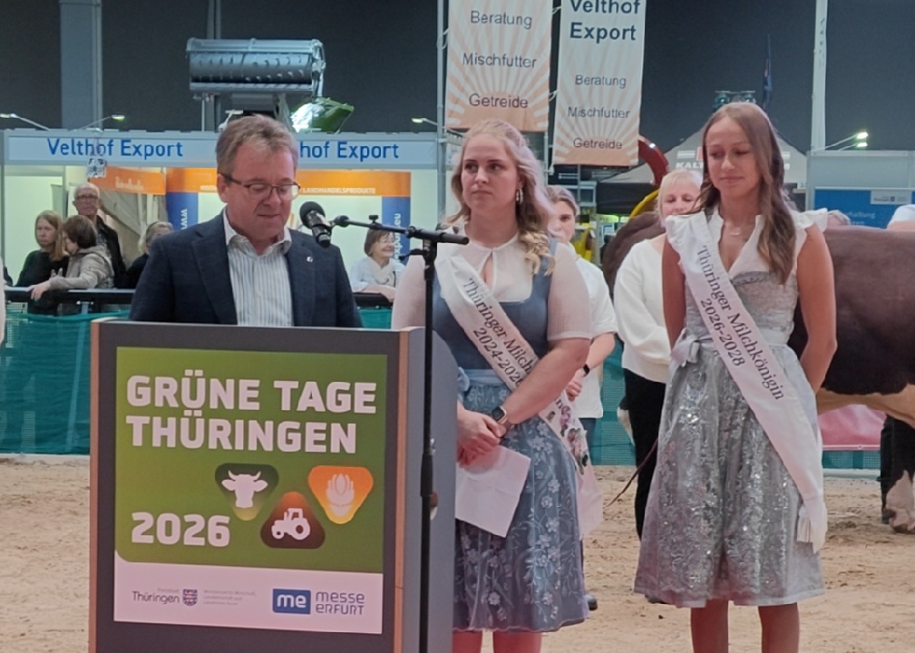 Grüne Tage Thüringen starten mit Dialog und neuer Milchkönigin