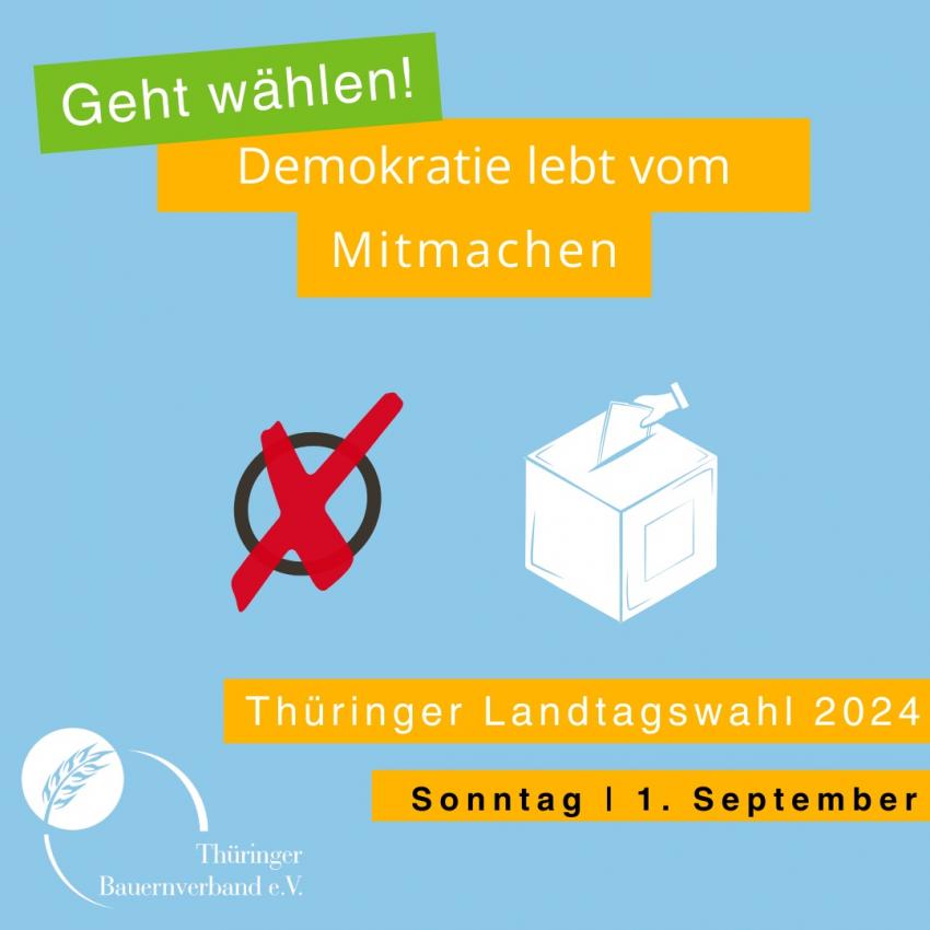 Wählen gehen in politisch herausfordernden Zeiten!