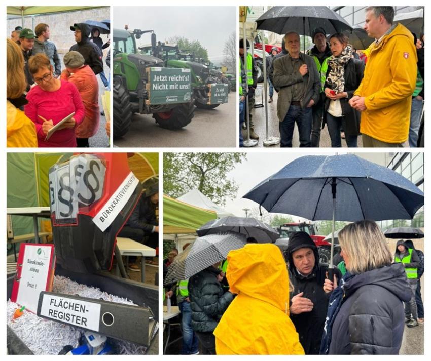 Landwirte-Camp und Anhörung im Petitionsausschuss mit positiver Bilanz