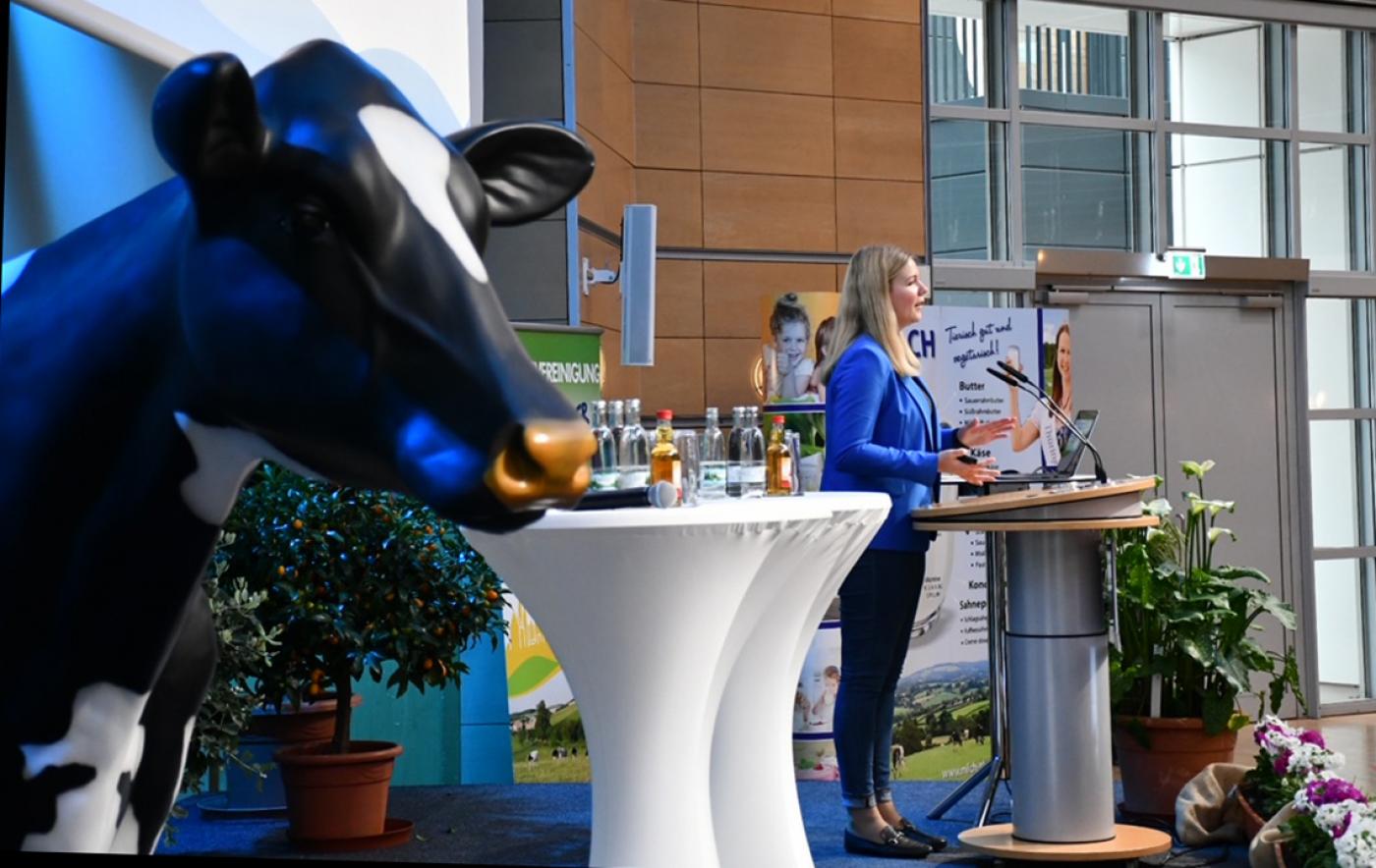 Theresa Schmidt, Bundesvorsitzende des Bundes der Deutschen Landjugend, hielt einen erfrischenden Vortrag zum Thema Nachwuchsgewinnung.