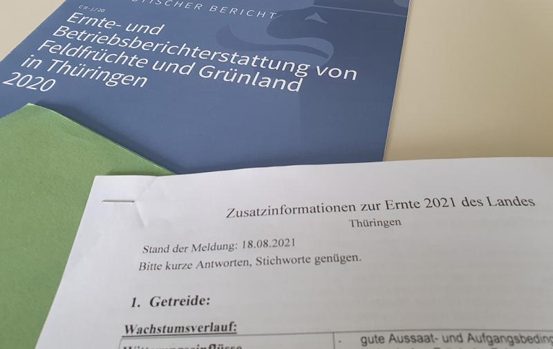 Besondere Ernte- und Qualitätsermittlung 2021