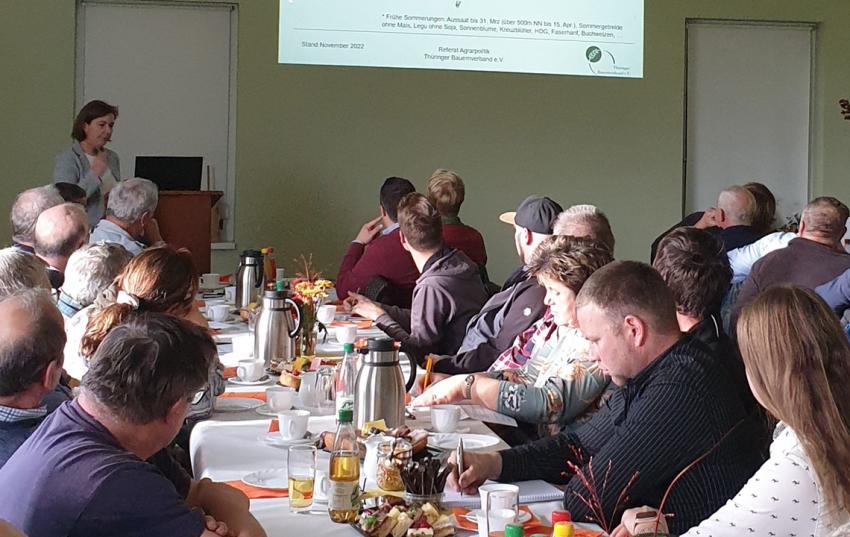 Mitgliederversammlung des Kreisbauernverbandes Saale-Orla-Kreis