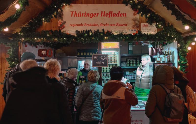 Kompetenzzentrum Direktvermarktung zieht positive Bilanz des Engagements auf dem Erfurter Weihnachtsmarkt