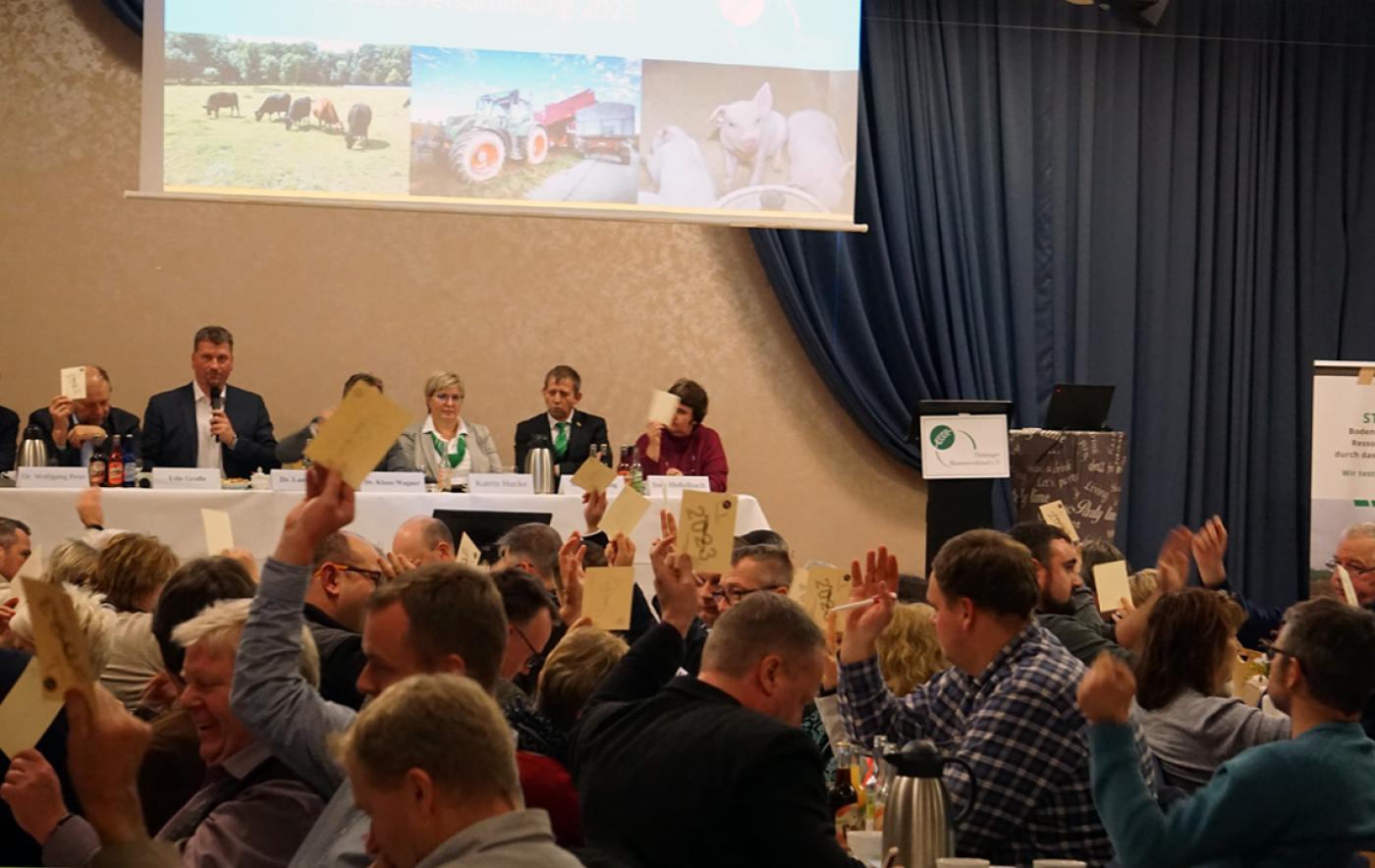 Landesvertreterversammlung und Jahresabschluss des Thüringer Bauernverbandes