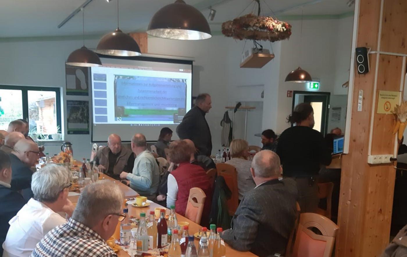 Mitgliederversammlung des Bauernverbandes Eisenberg, Jena, Stadtroda