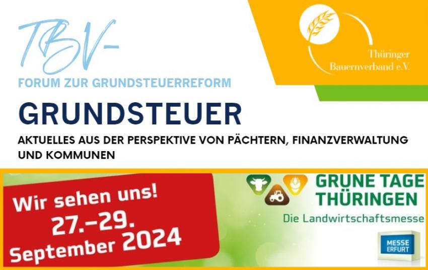 Grüne Tage Thüringen: Thüringer Bauernverband lädt ein